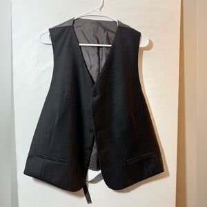 Men's Black Wool & Cashmere Vest